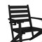 Flash Furniture Tolleson 7 Pc Adirondack Set w/72-in Rectangle Recycled HDPE Table and 6 Chairs w/Cupholders, Blk LE-HMP-158-2037-BLK-GG - alternate 10